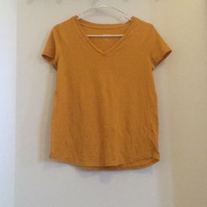 Yellow V Neck